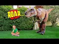 Lagu Morning Routine with a Baby Dinosaur – Stephi Takes Care of Baby Dinosaurs – Dinosaur Names for Kid