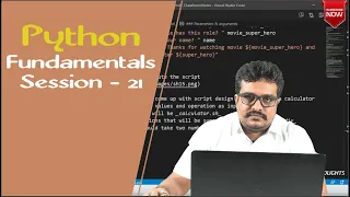 Python Tutorial Python Fundamentals Session 21