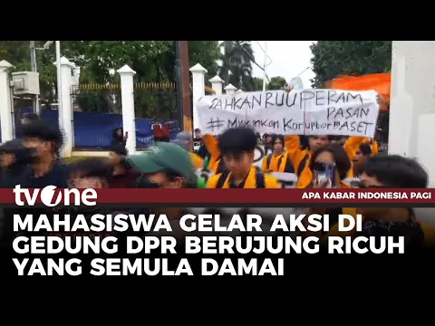 Unjuk Rasa Mahasiswa di DPR Berujung Ricuh hingga Ojol Meninggal Dilindas