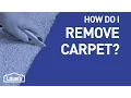 How Do I Remove Carpet DIY Basics