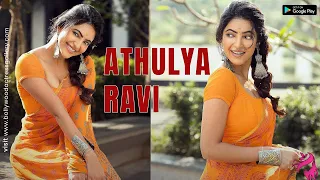 athulyaa ravi in stunning sarees beautiful south indian actress fashion