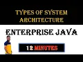 Types of System Architecture In Enterprise Java chapter 2 lecture 7 Unit 1