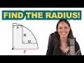 Why the Radius Is NOT 21 - Quarter Circle Geometry Puzzle