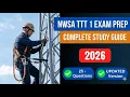 Pass The 2026 NWSA TTT 1 Exam First Try Ultimate Tower Technician Practice Test Answers