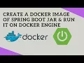 How to create Docker Image and run Java App Spring Boot Jar in a Docker Engine Tech Primers