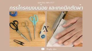 Review กรรไกรตัดผ้า ราคามือใหม่ พร้อมเทคนิคตัดผ้าเตรียมเย็บลงจักร | Sewing Tips สอนเย็บผ้า EP. 17