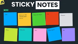 Build Your Own Sticky Notes App with JavaScript