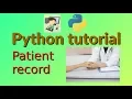 Patient record - Python project for beginners 13