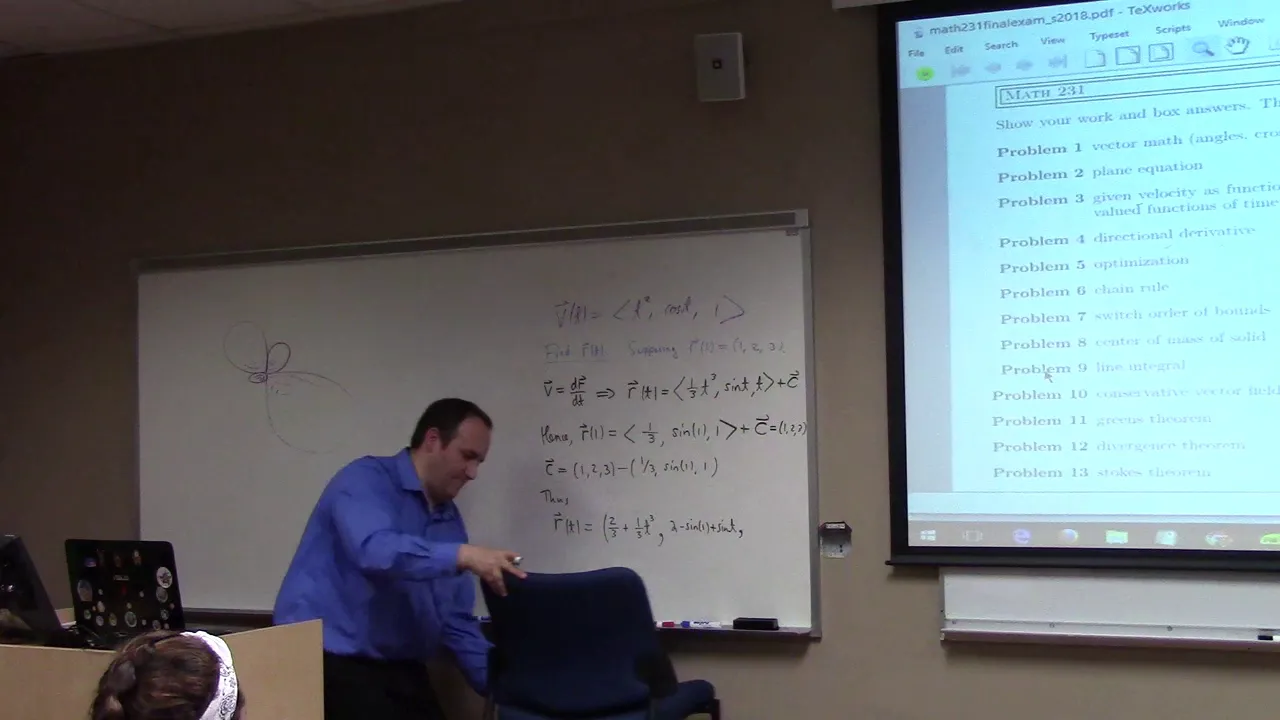Multivariate Calculus: review of course, 5-8-18, part 1