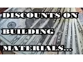 - How To Find Building Materials At A Discount