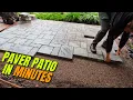 FASTEST Paver Patio Build Time Lapse