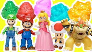 Download The Super Mario Bros Movie DIY Slime Making Tutorial with Luigi, Peach, Toad, Bowser MP3