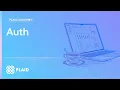 Plaid Auth Full Tutorial