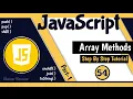 Array Methods - Part1 JavaScript Tutorial for Beginners