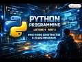 Lecture 4 part 2 PRACTISE Constructors and Class Programs