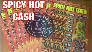 Spicy Hot Cash Tickets California Lottery Scratchers 