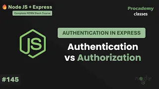 Introduction to Authentication vs Authorization Building Secure Express Applications Part