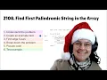 2108 Find First Palindromic String in the Array