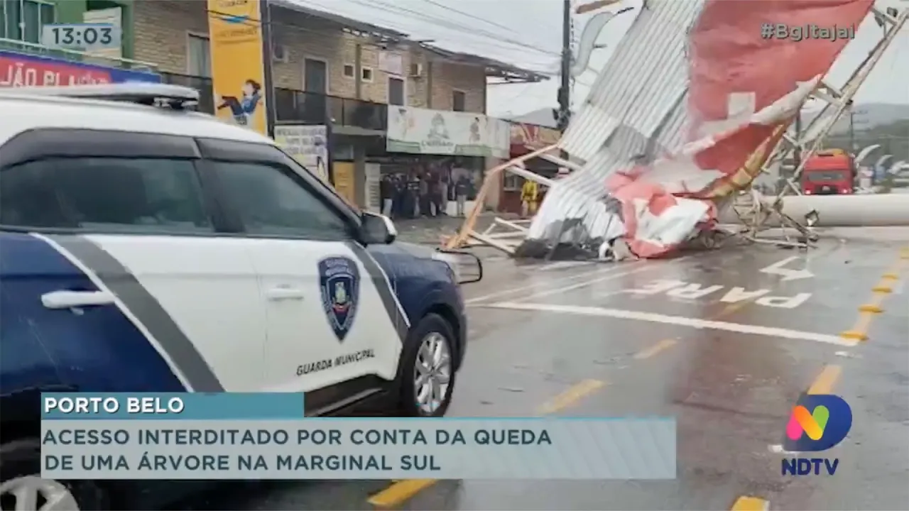 Defesa Civil atualiza situação das chuvas em Porto Belo e Bombinhas