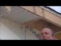 How to install solid vinyl soffit in the gable end