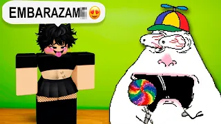 Buscando gente extraña en Roblox..