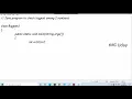 2 1 3 biggest among 2 numbers java program in TELUGU if else tutorial link in description
