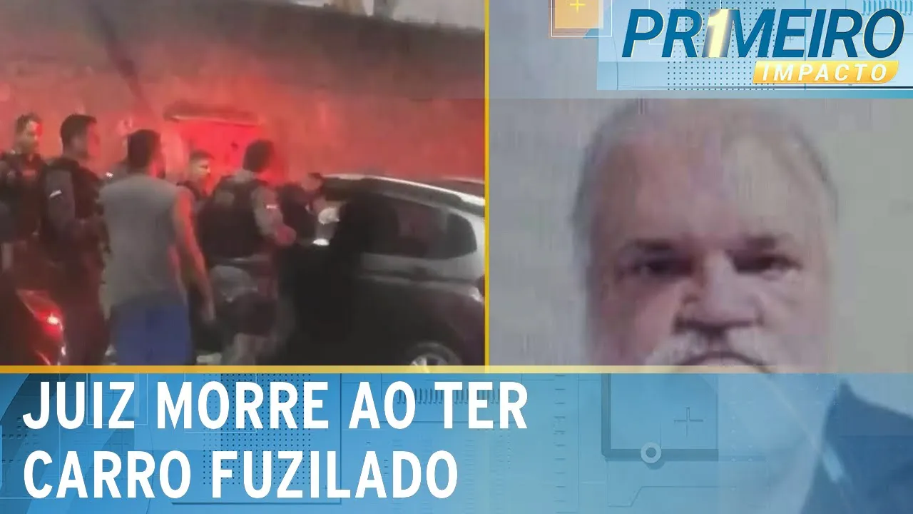Juiz é cercado e morto por atiradores, dentro do próprio carro | Primeiro Impacto (20/10/23)