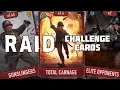 Challenge Cards from Steam Database