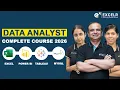 Data Analyst Full Course 2026 Excel Power BI Tableau MySQL