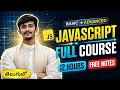Complete JavaScript Course in Telugu Learn JavaScript from Basics to Advanced