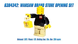 LEGO 6384342: One of the rarest LEGO sets in existence! Speed build &amp; parts list