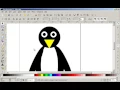 Drawing a vector penguin using Inkscape tutorial