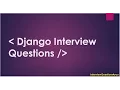 django developer Interview Questions python web development with django Interview Questions