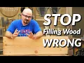 Beginner Wood Filling Mistakes How to Fill Cracks and Gaps
