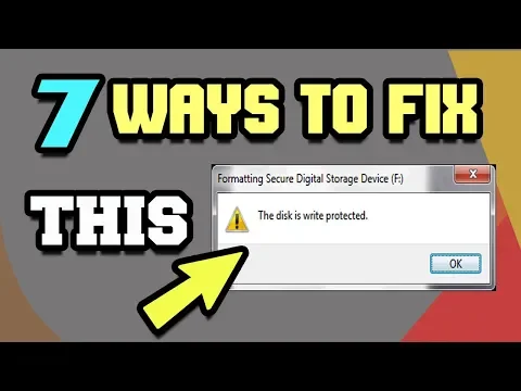 Download MP3 7 Ways to Remove Write Protection from Pen Drive or SD Card | Tech Zaada