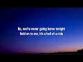 David Guetta & Alesso - Never Going Home Tonight (Feat. Madison Love) [Lyrics]