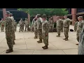 Open rank platoon inspection
