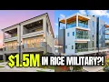What 1 5M Buys in Rice Military Houston TX 2 Luxury Homes Tour