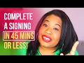 Tips on How To Complete a Loan Signing in 45 minutes or Less from a Notary Loan Signing Agent 2021