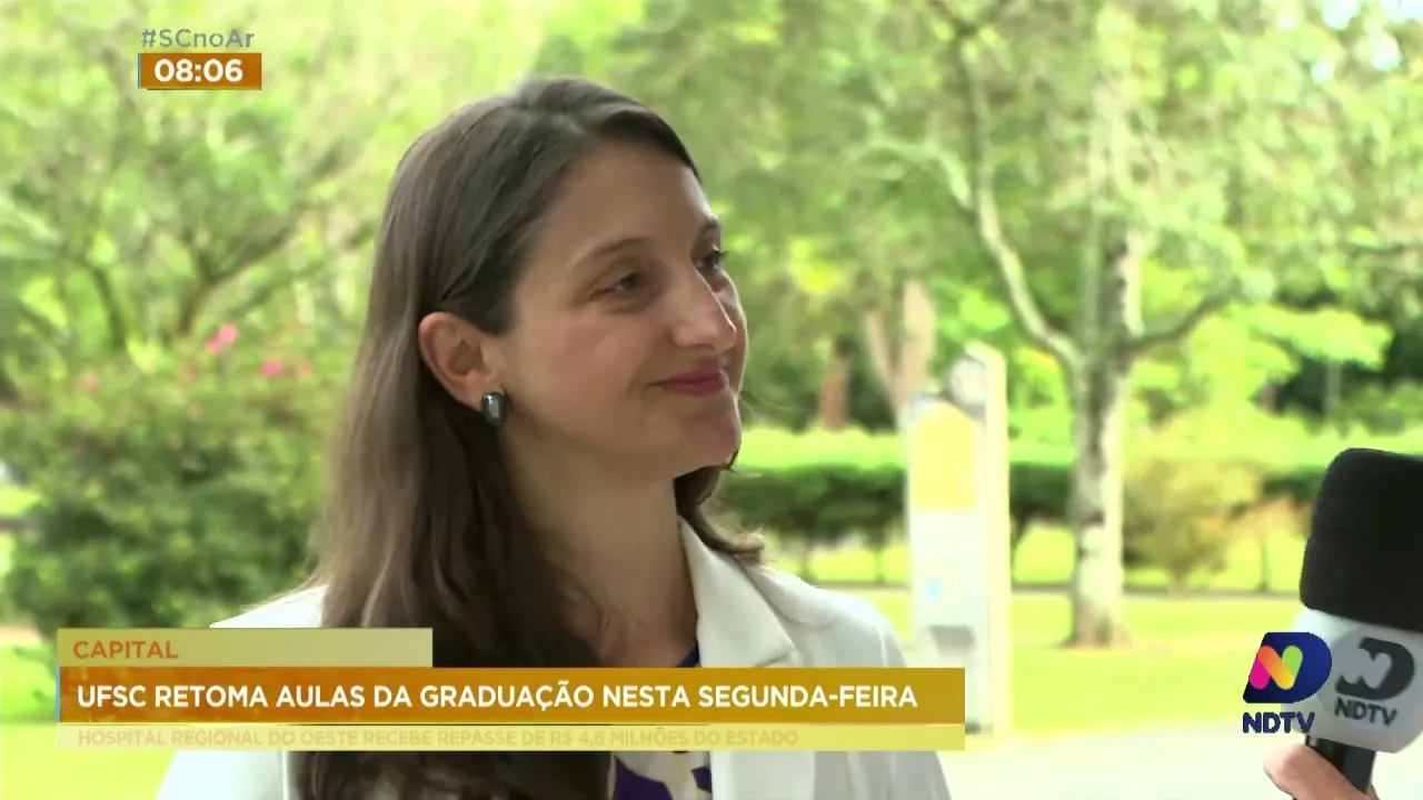 UFSC retoma aulas dos cursos de graduação nesta segunda-feira