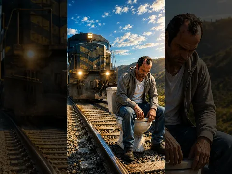 Can You Actually Stop a Train in GTA 5? 🚂😱 #shorts #gta5 #gaming #viral