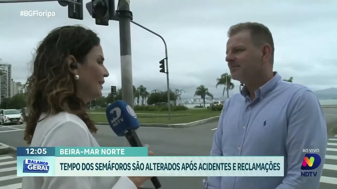 Prefeitura de Florianópolis modifica tempo dos semáforos após reclamações