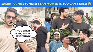 "If You Cheat On Me, He's My Best Friend" = Samay Raina? | Funniest Fan Moments You Can't Miss!