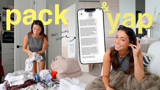 HOME VLOG: pre travel prep (packing, essentials, etc) + a BAD first date storytime