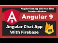 Angular chat using firebase Realtime chat application with angular and firebase