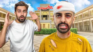 قصص طفولة اعضاء باور مشكلة مجرم قيمز 