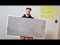 24X48 Tile Floor Installation TUTORIAL