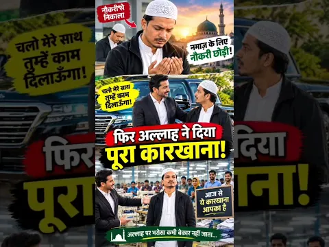 नमाज़ के लिए नौकरी छोड़ दी 😢 | अल्लाह ने ऐसा बदला दिया कि सब हैरान रह गए | Emotional Islamic Story