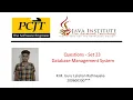 Question Set 23 Database Management System Java Institute Isuru Lakshan Rathnayaka