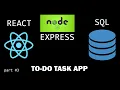 Create Database in MySQL workbench Schema tables columns React Express SQL